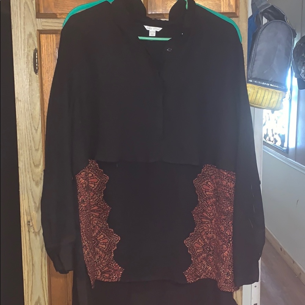 Long sleeve blouse